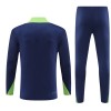 Brasilien Training Sweatshirts Quarter-zip 2024-25 Marine Für Kinder